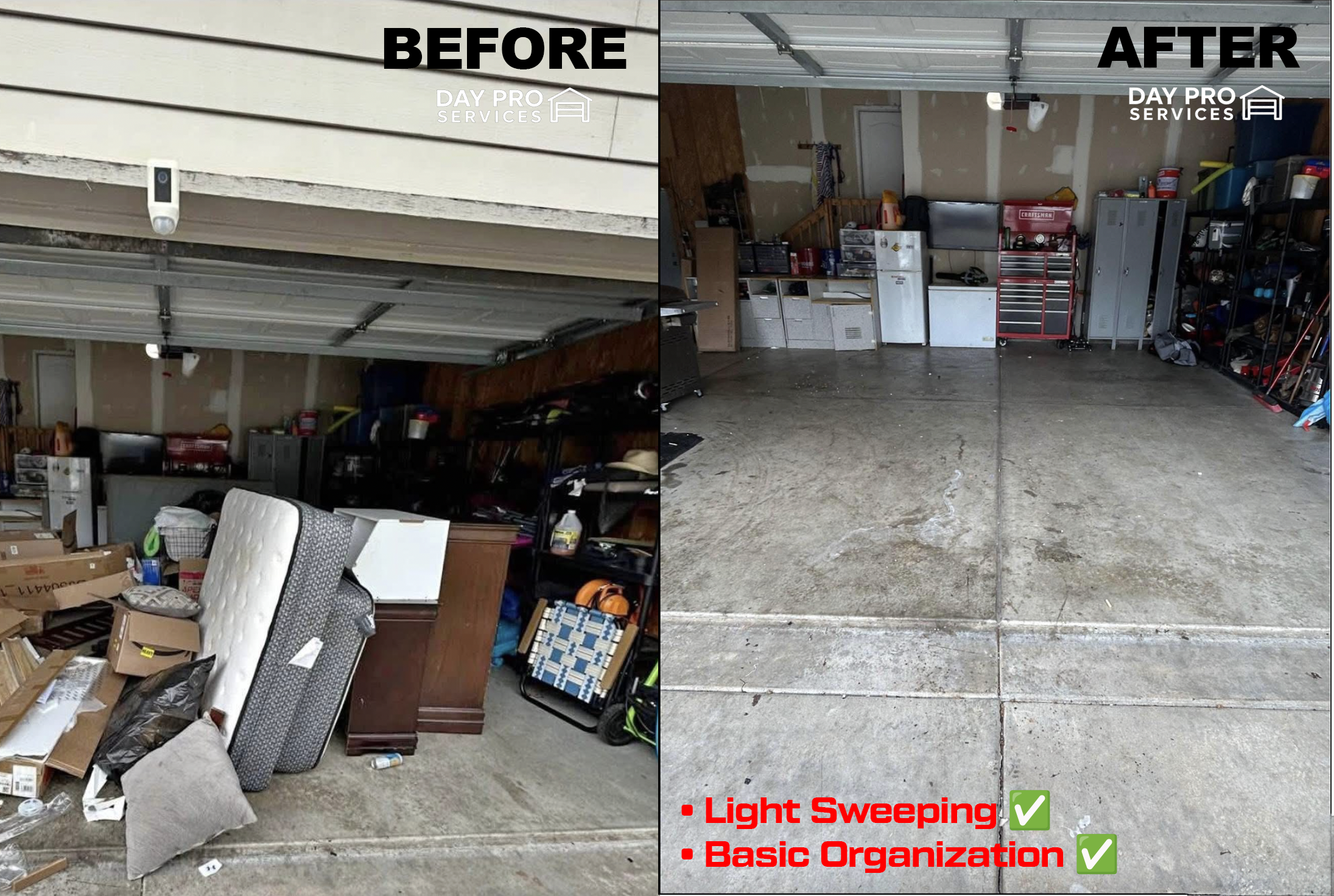 Real garage cleanout photo 2